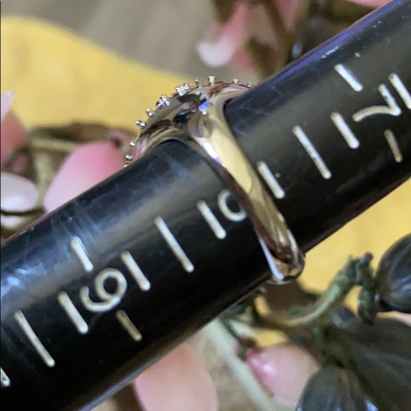 Vintage 925 pink raspberry theodolite garnet ring - Picture 5 of 8